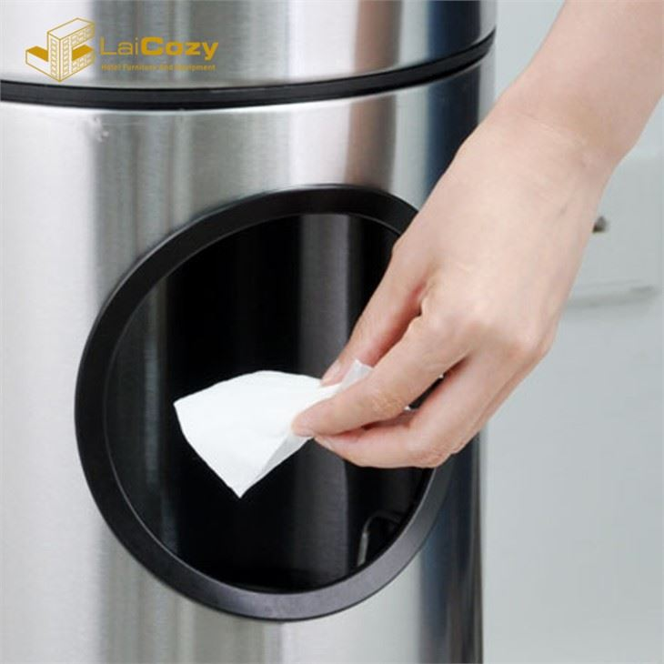 Dispensador de toallitas húmedas higienizantes y desinfectantes Soporte de estación con recipiente para desechos
